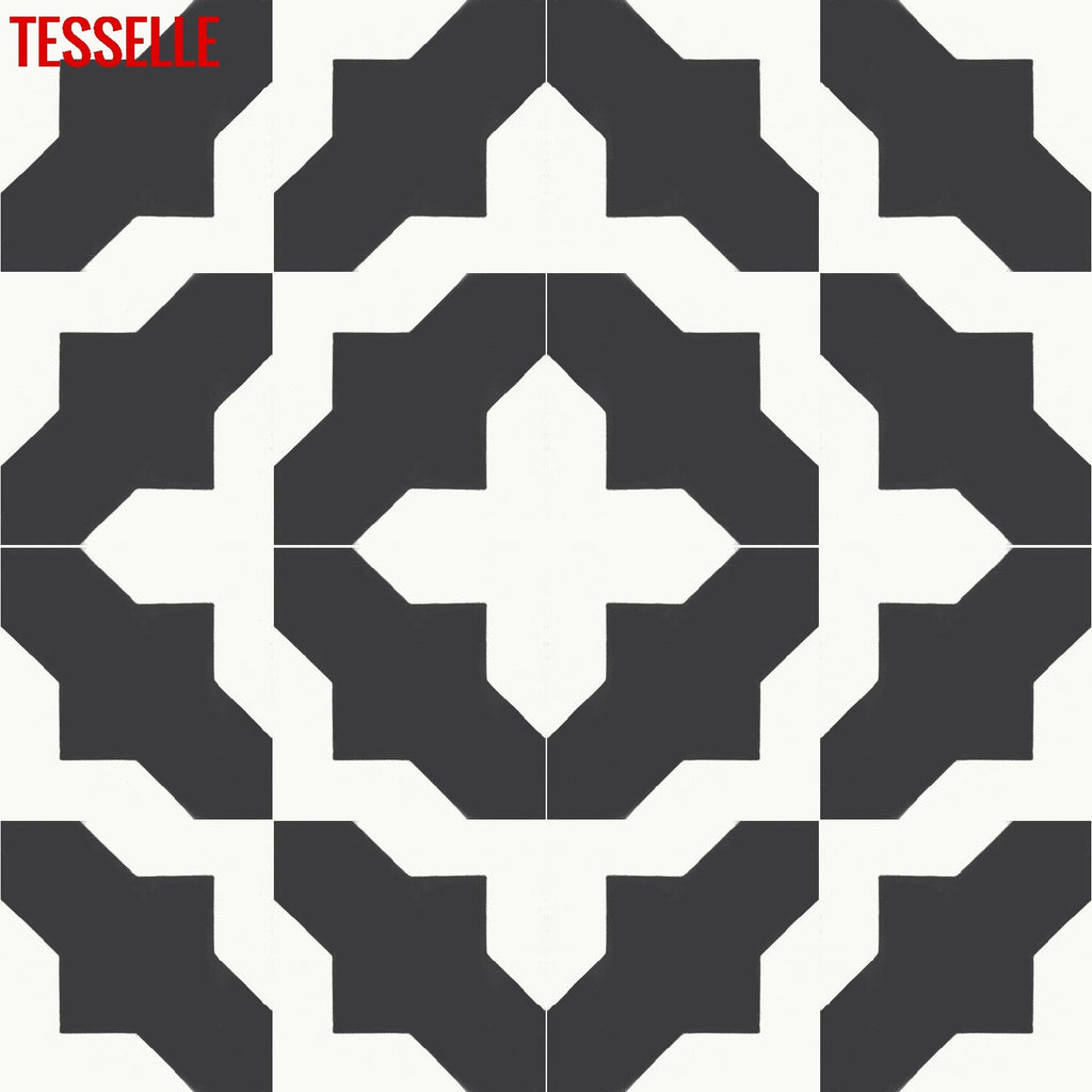 Catania Mercado 8" Square Cement Tile 1