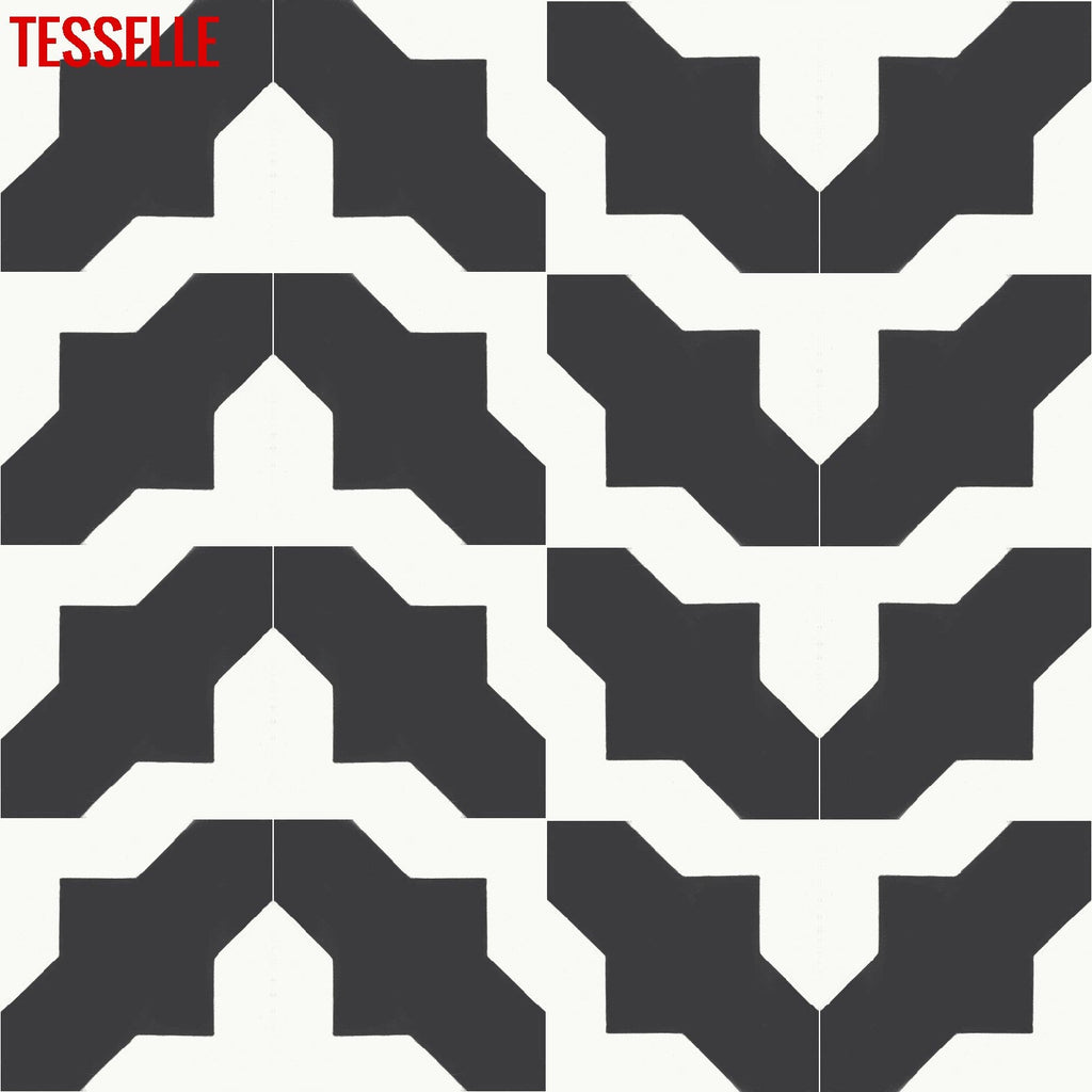 Catania Mercado 8" Square Cement Tile 2