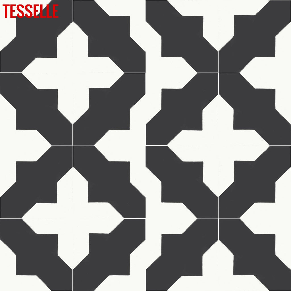 Catania Mercado 8" Square Cement Tile 3