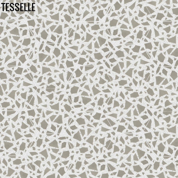 Celestia Francesca 9x8" Hexagonal Terrazzo Cement Tile Random Layout