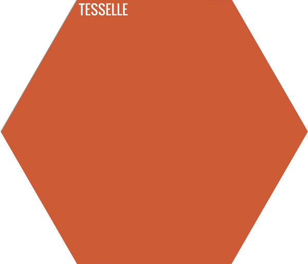 clementine 5004 - 9"x8" Hexagonal Cement Tile