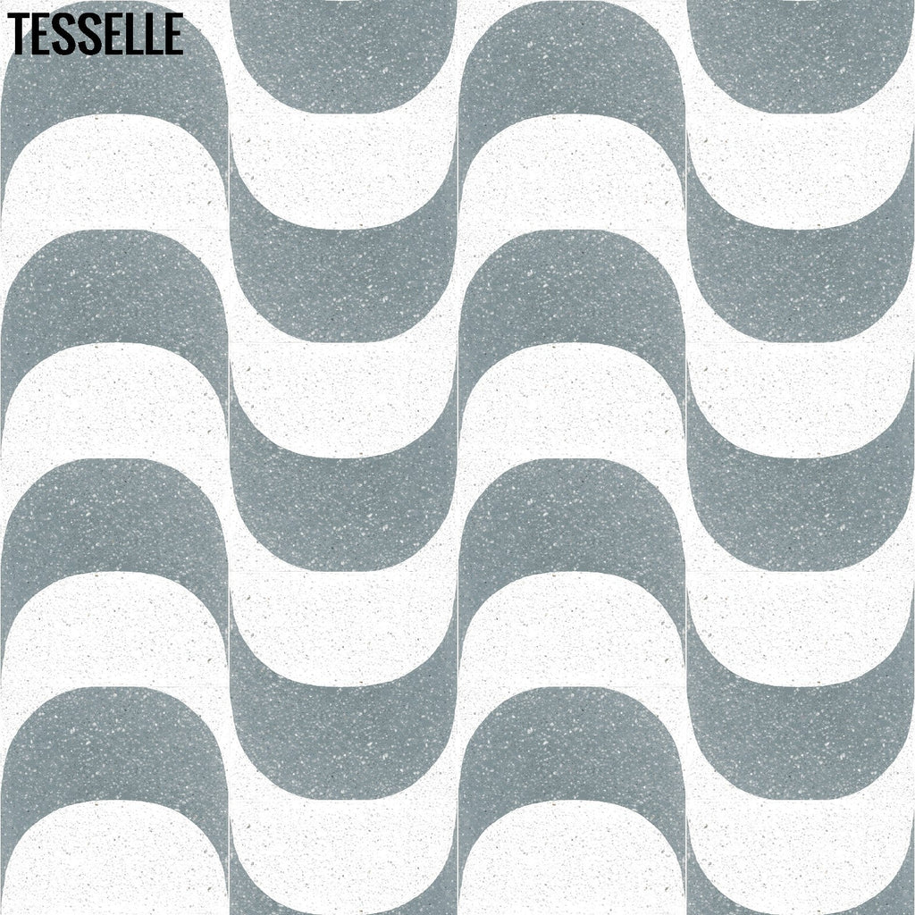 Copacabana Atlantica 8" Square Terrazzo Cement Tile2