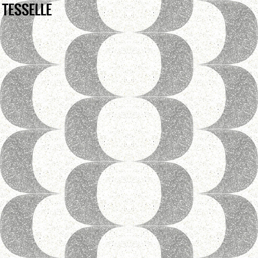 Copacabana Silveira 8" Square Terrazzo Cement Tile