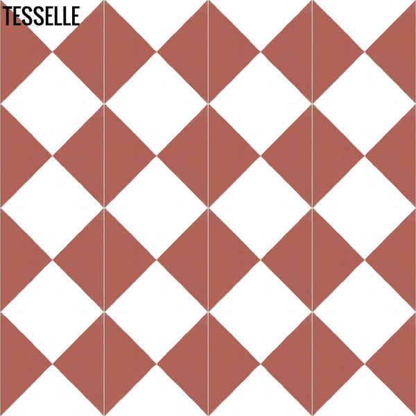Dimension Mandarin 8" Square Cement Tile