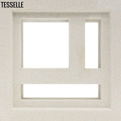 Divisia Lily White 7.5" Cement Breeze Block