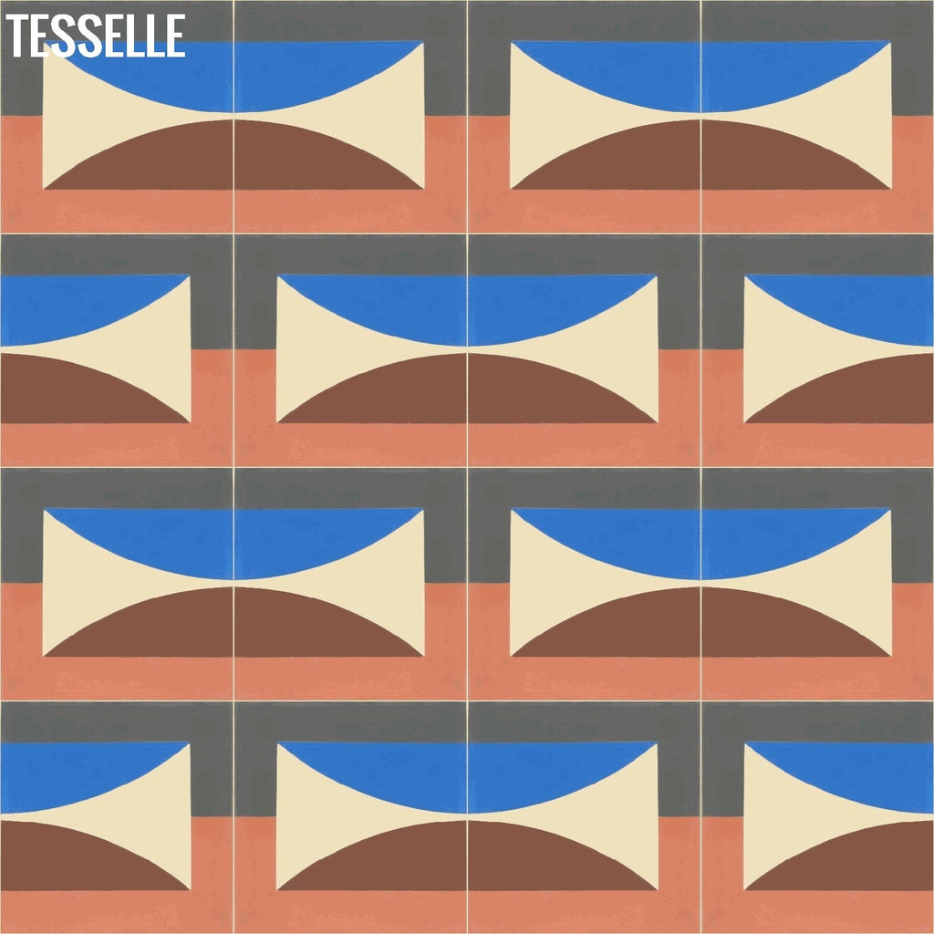 Hedge Moonrise 8" Square Cement Tile by Jim Isermann 3