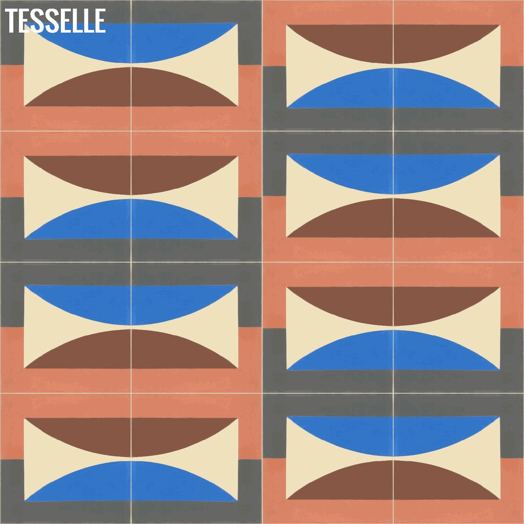Hedge Moonrise 8" Square Cement Tile by Jim Isermann 6