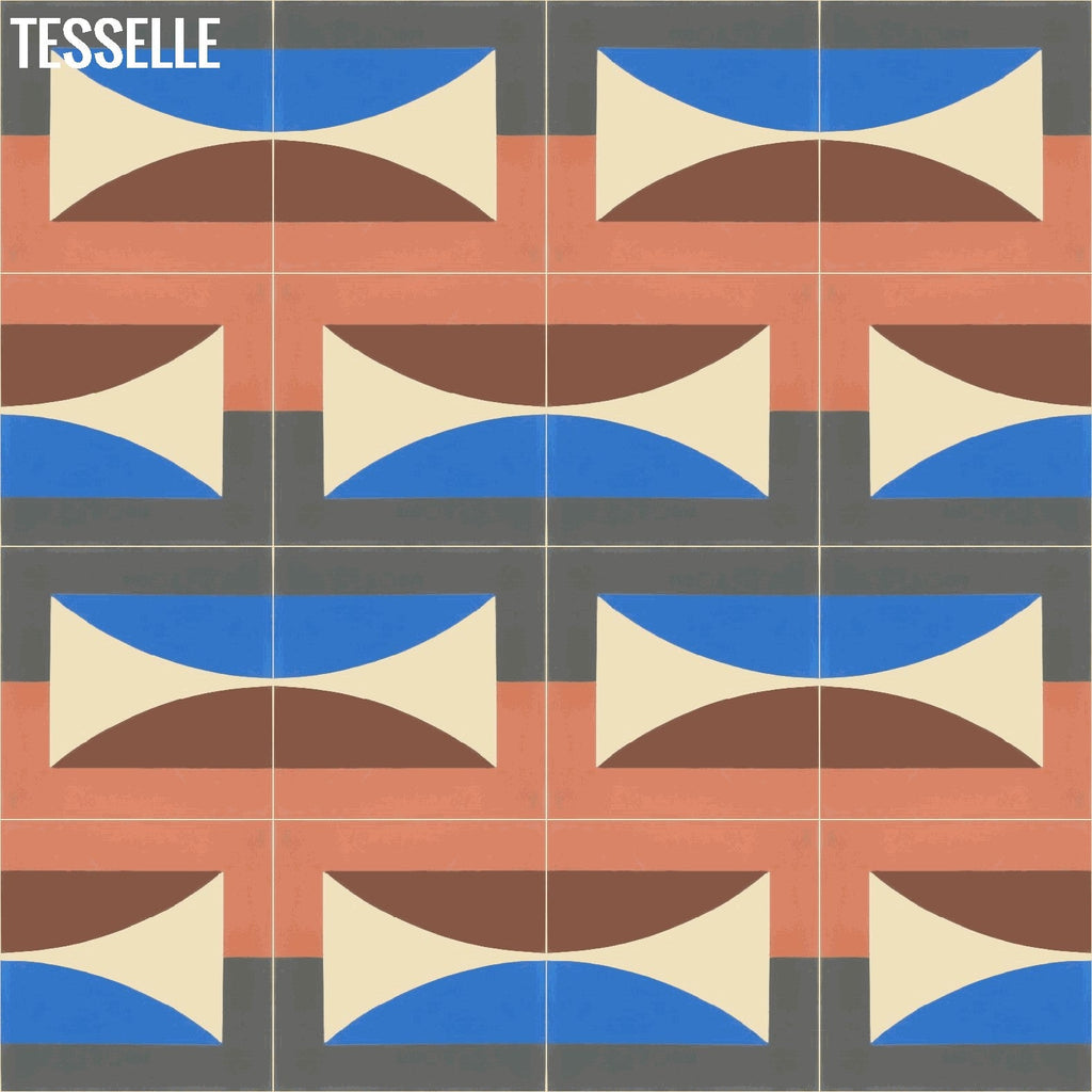 Hedge Moonrise 8" Square Cement Tile by Jim Isermann 5