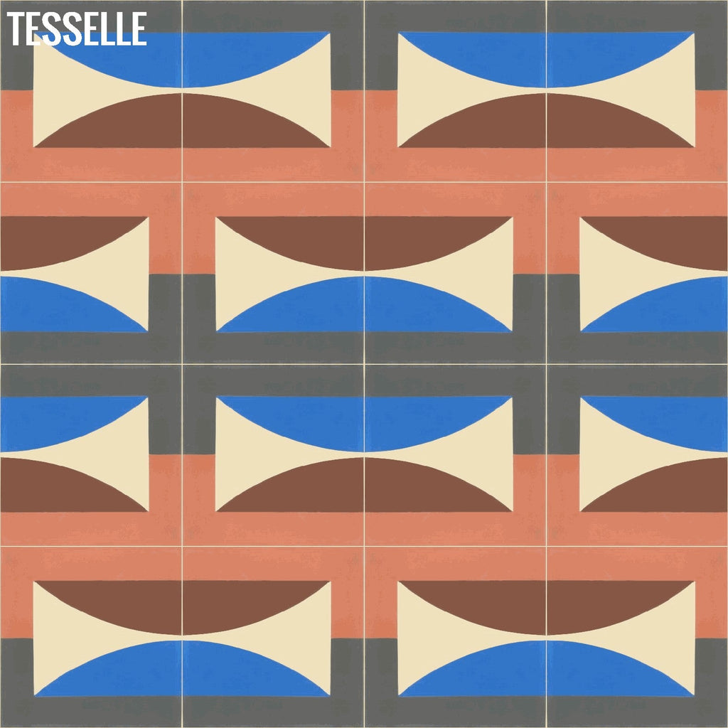Hedge Moonrise 8" Square Cement Tile by Jim Isermann 7