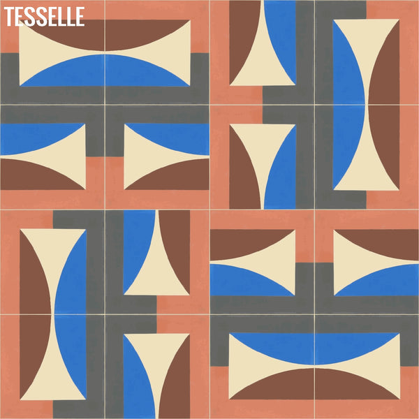 Hedge Moonrise 8" Square Cement Tile by Jim Isermann 8