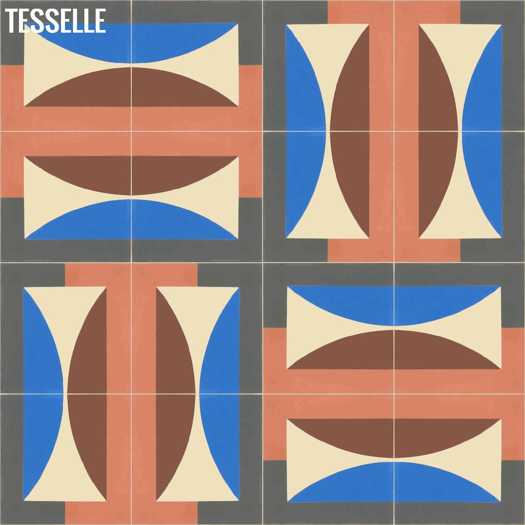 Hedge Moonrise 8" Square Cement Tile by Jim Isermann 9