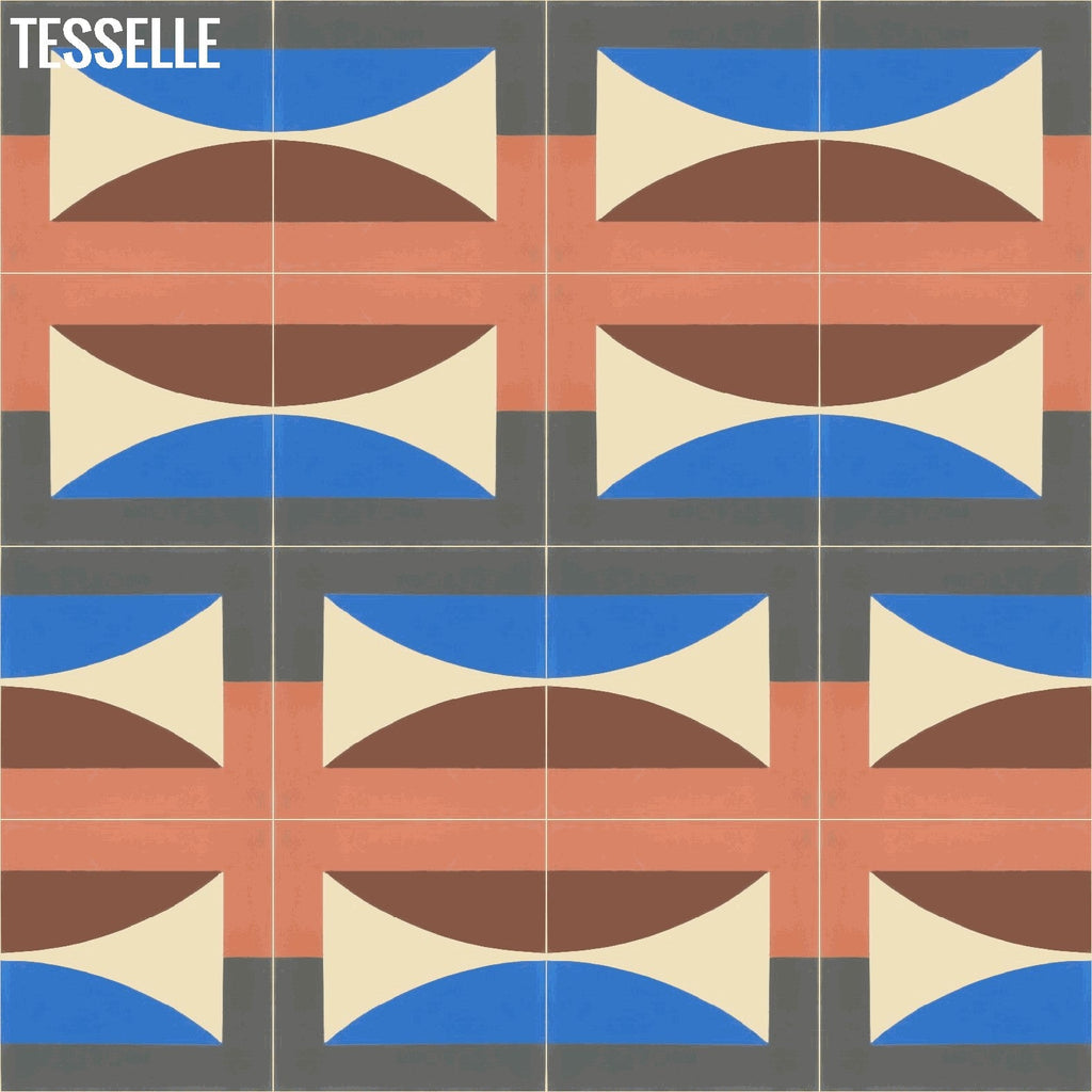 Hedge Moonrise 8" Square Cement Tile by Jim Isermann 4