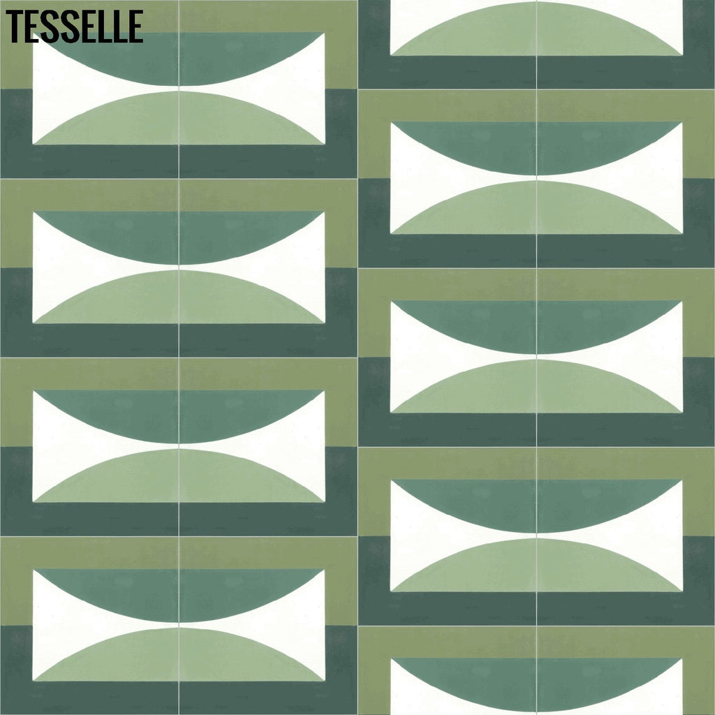 Hedge Solstice 8" Square Cement Tile by Jim Isermann