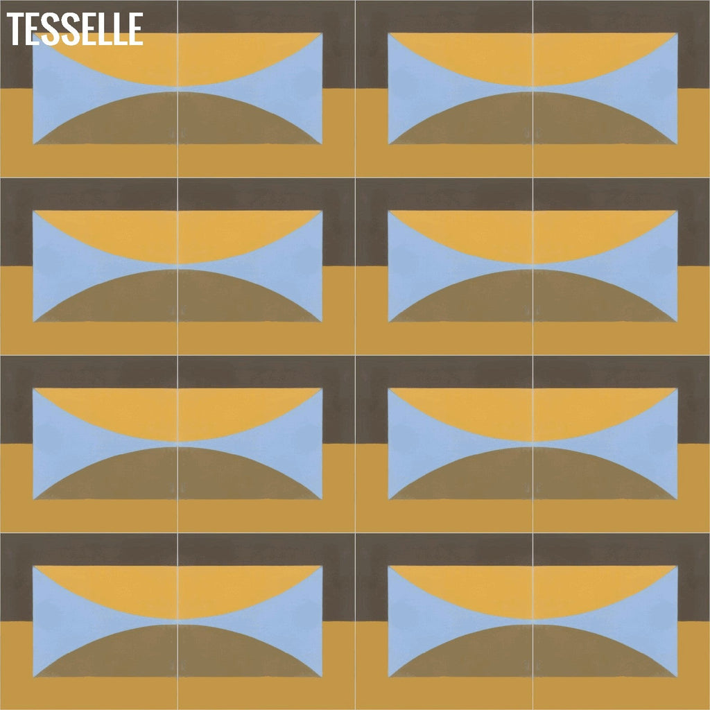 Hedge Sunset 8" Square Cement Tile by Jim Isermann6