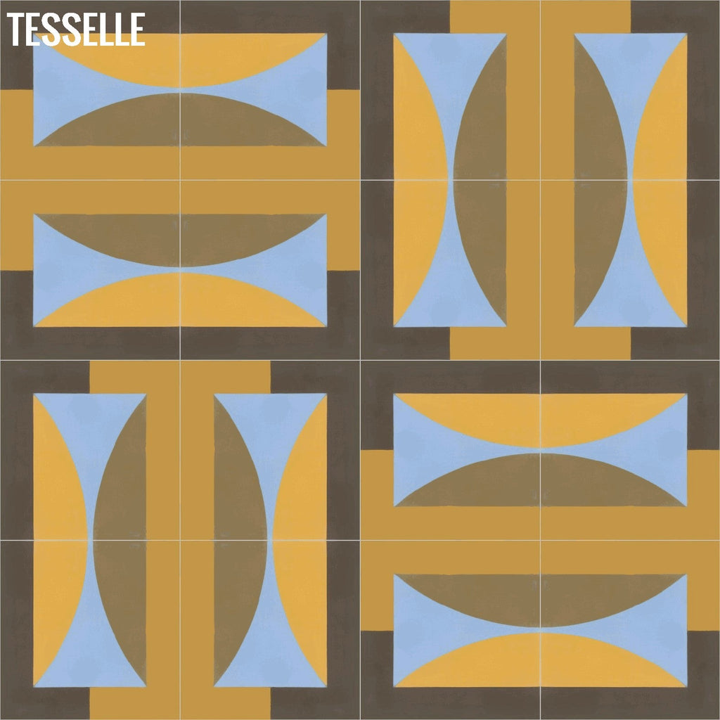 Hedge Sunset 8" Square Cement Tile by Jim Isermann7