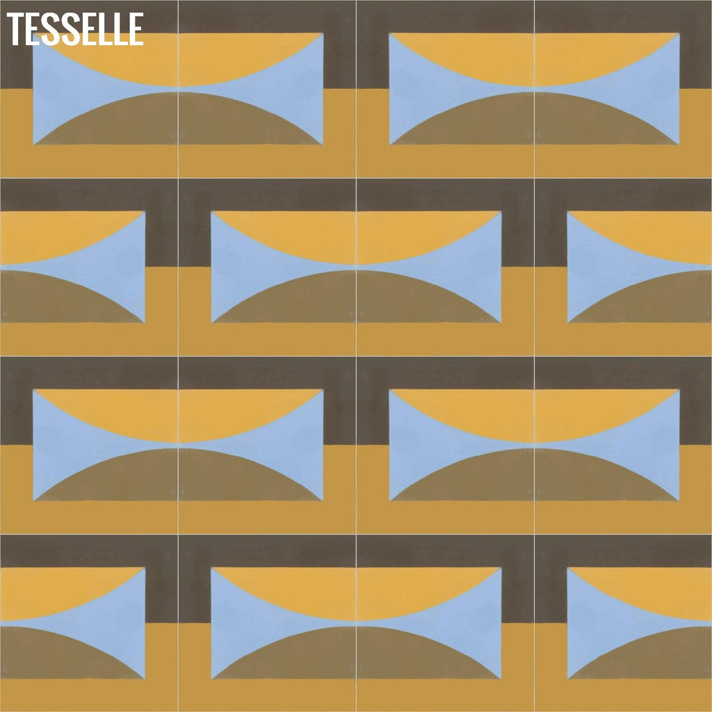 Hedge Sunset 8" Square Cement Tile by Jim Isermann4
