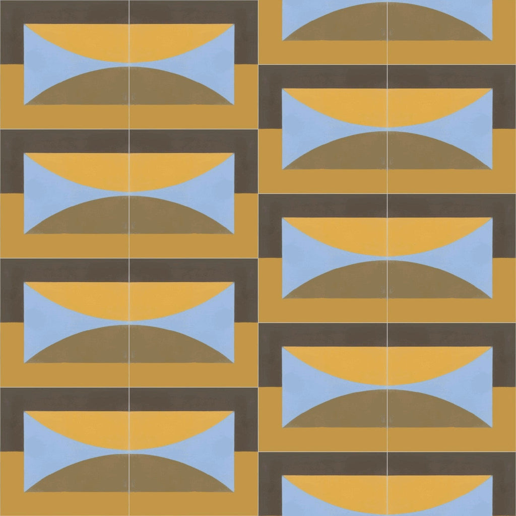 Hedge Sunset 8" Square Cement Tile by Jim Isermann2