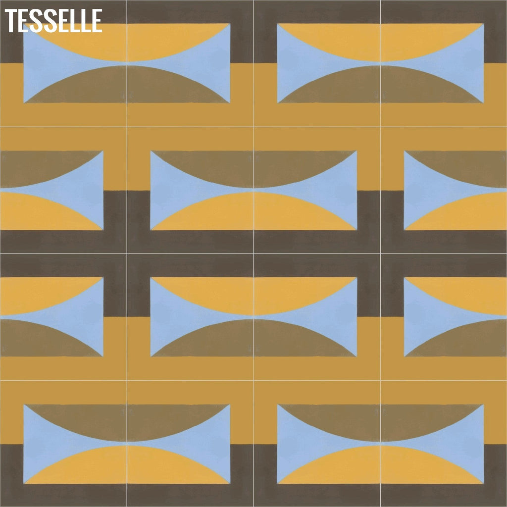 Hedge Sunset 8" Square Cement Tile by Jim Isermann3