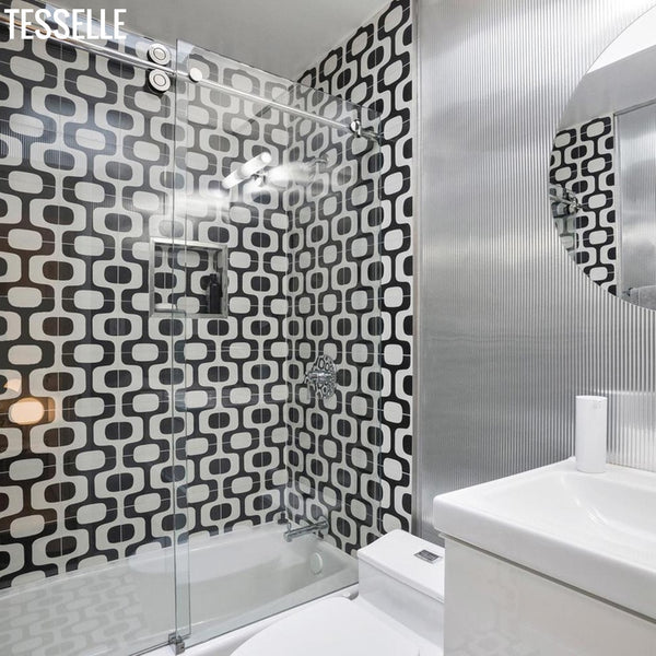 Bathroom installation of Ipanema Avila Cement Tiles