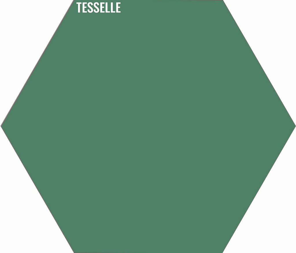 Jade 8910 - 9"x8" Hexagonal Cement Tile