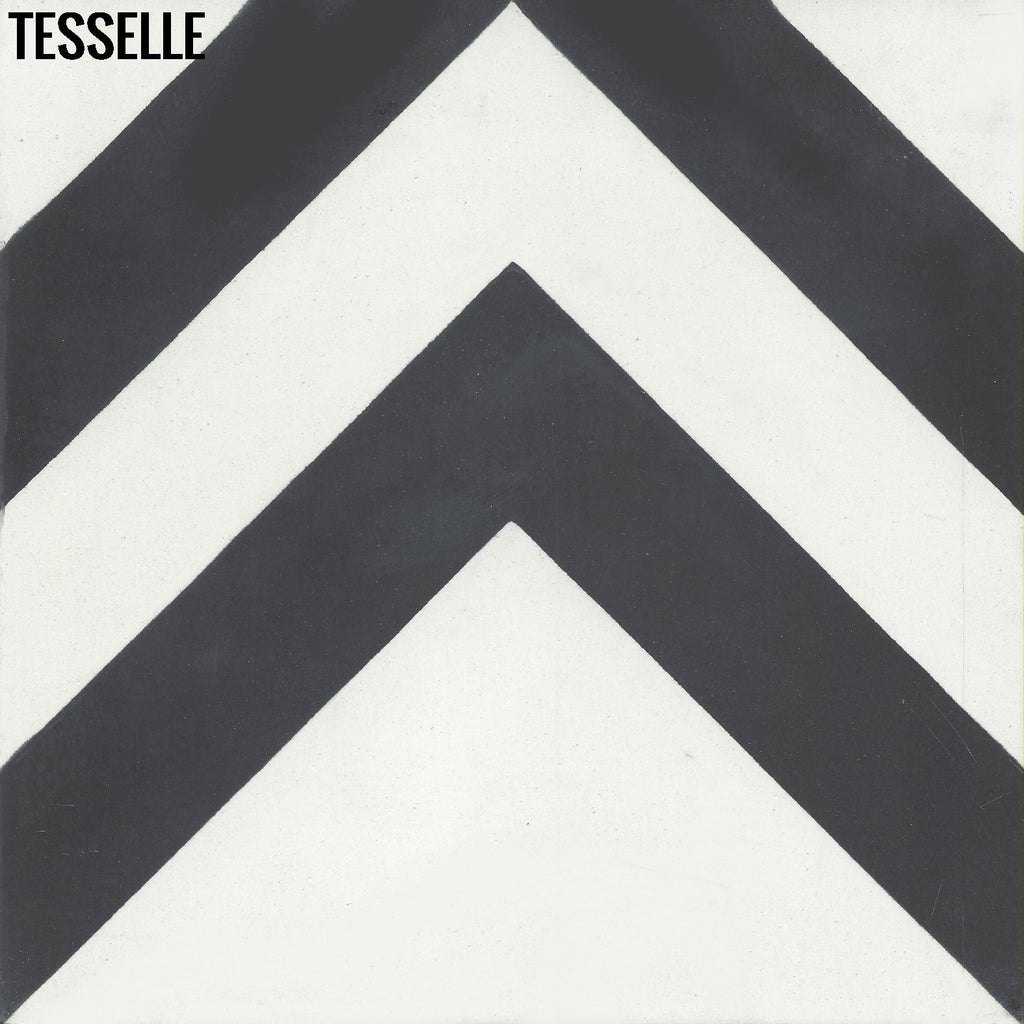 La Chev Burchell 8" Square Cement Tile
