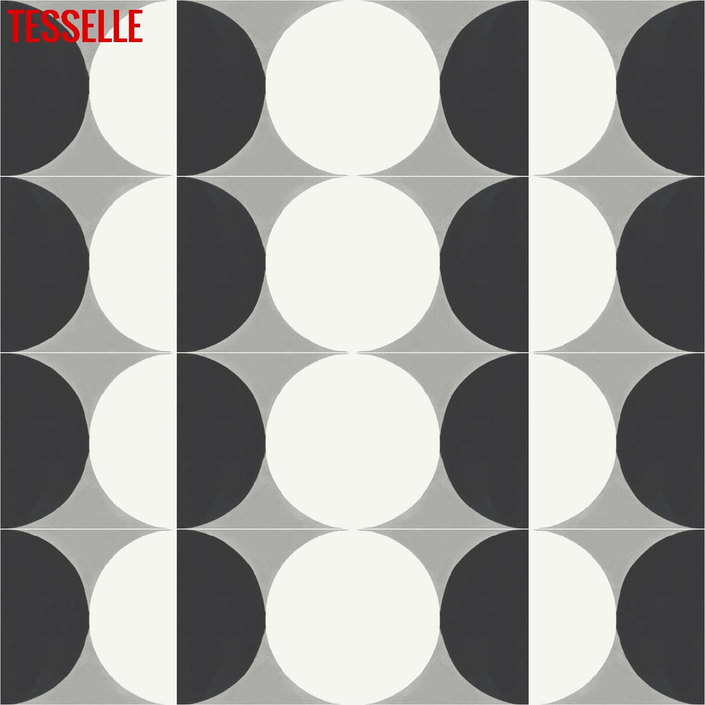 Luna Veris 8" Square Cement Tile 3