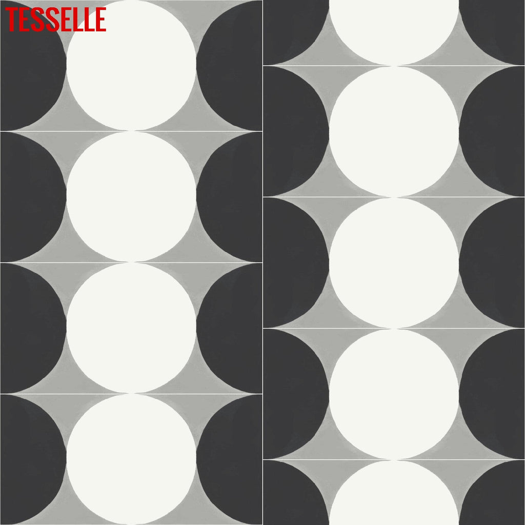 Luna Veris 8" Square Cement Tile 7
