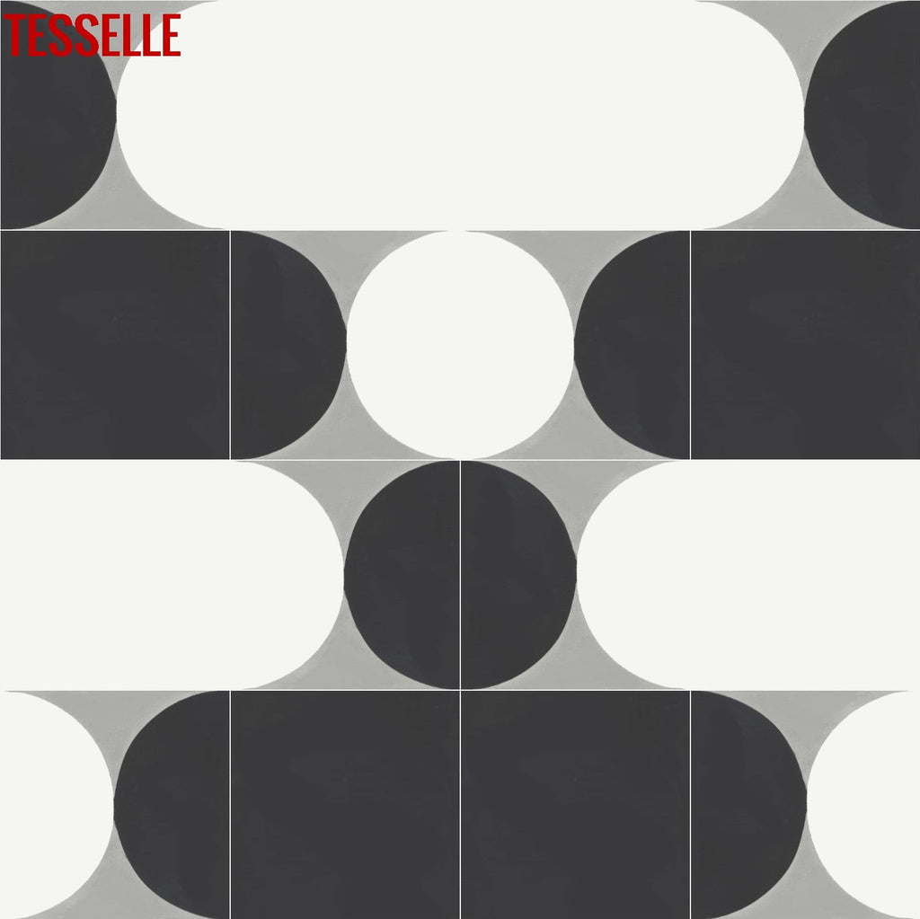Luna Veris 8" Square Cement Tile 8