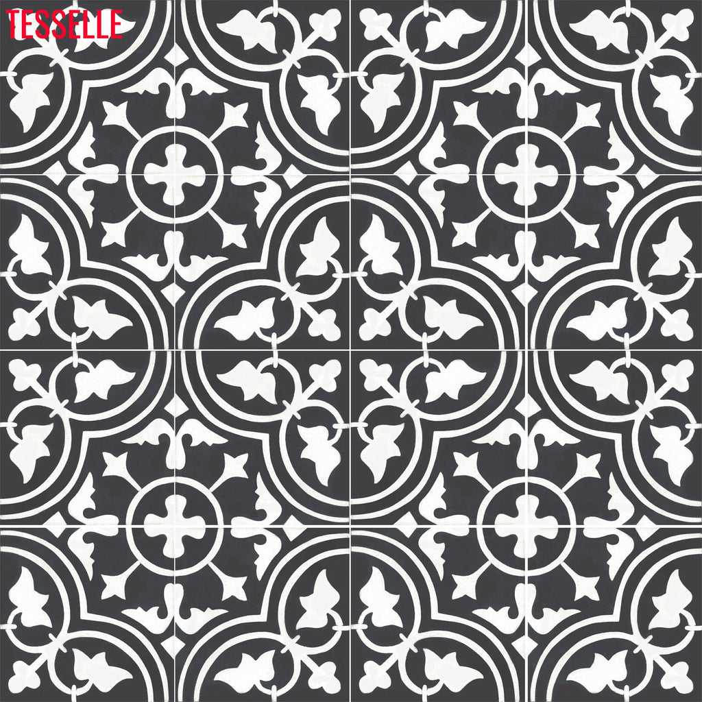 Lyssa Brea 8" Square Cement Tile 1