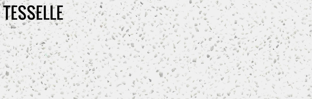 Metro Matira 8 x 2.5" White Terrazzo Cement Subway Tile