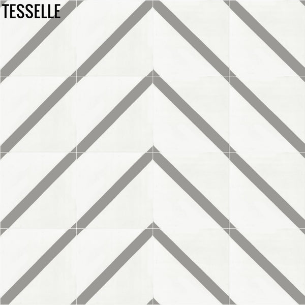 Neoterra Icicle 8" Square Cement Tile