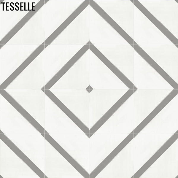 Neoterra Icicle 8" Square Cement Tile