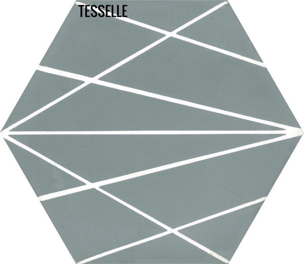 Network Sophis 9"x8" Hexagonal Cement Tile