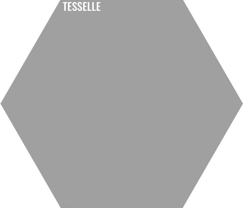 Nickel 8900 - 9"x8" Hexagonal Cement Tile