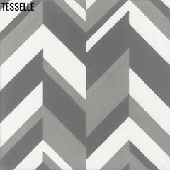 Parquet Birch 8" Square Cement Tile