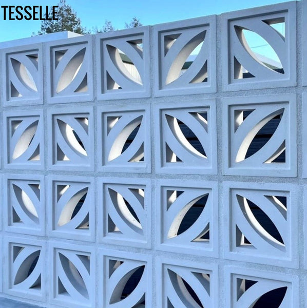 Tesselle Petal Breeze Block Wall Installation
