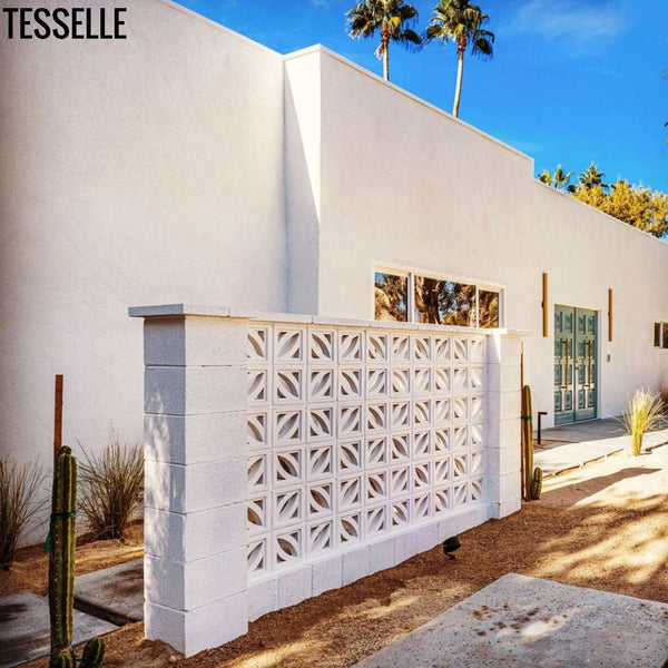 Tesselle Petal White Breeze Blocks at Dream Haus