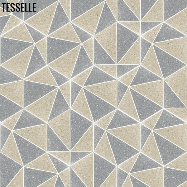 Pinnacle Cliffside 9x8" Hexagonal Cement Tile Layout B