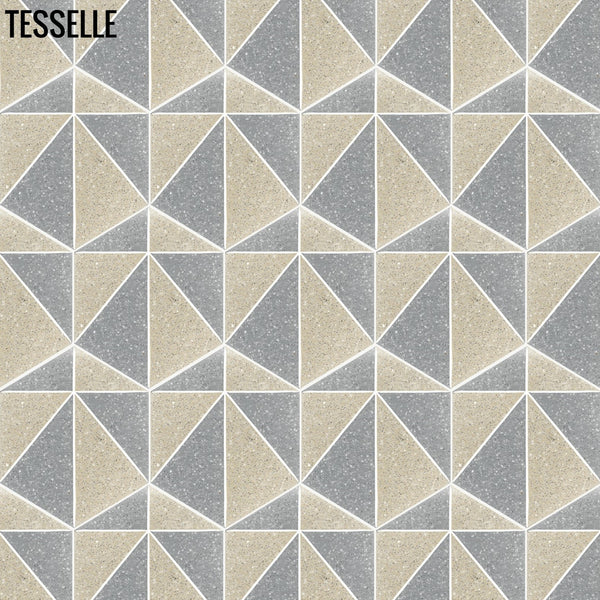 Pinnacle Cliffside 9x8" Hexagonal Cement Tile Layout E