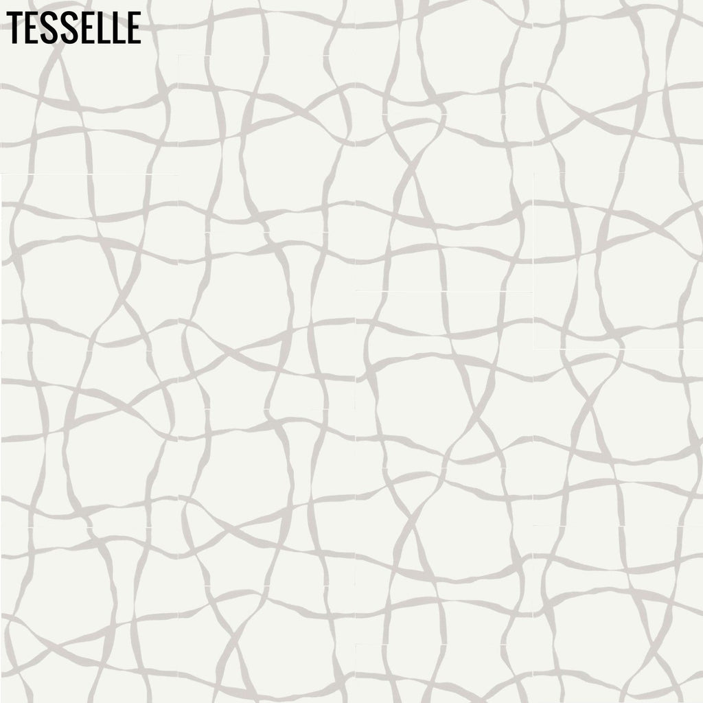 Random 1/3 Drop Layout of Raffia Corrina Cement Tile