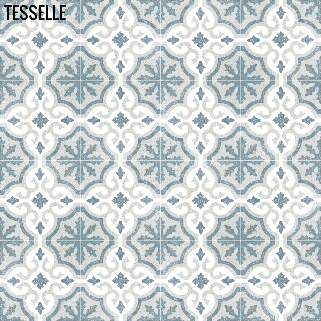 Santiago Clarillo 8" Square Terrazzo Cement Tile