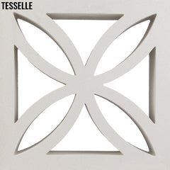 Shamrock White 11.4" Cement Breeze Block a