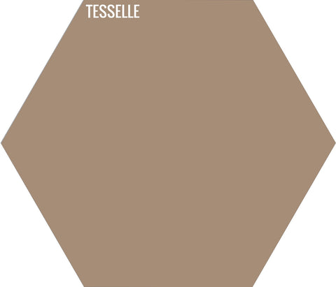 Shell 7008 - 9"x8" Hexagonal Cement Tile
