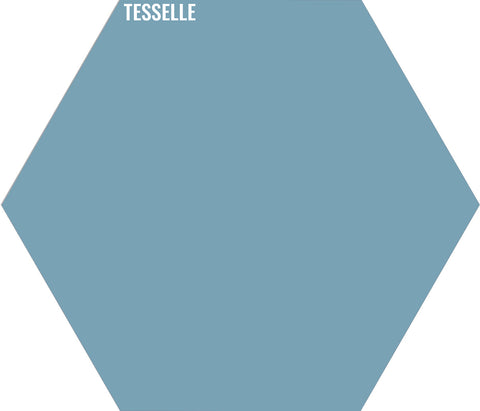 Surf 8293 - 9"x8" Hexagonal Cement Tile