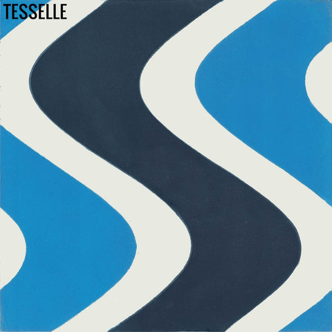 Surfside 8"x8" Square Cement Tile - Isle