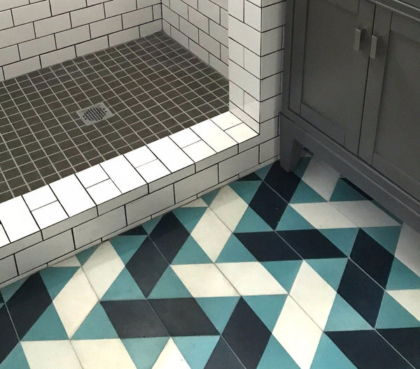 Triaxial Oasis Cement Tile Installation