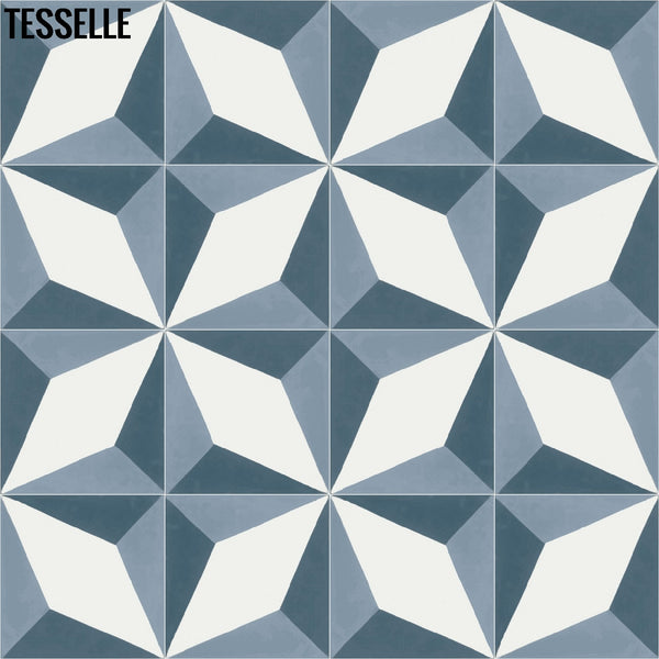 Venita Adalee 8" Square Cement Tile 1