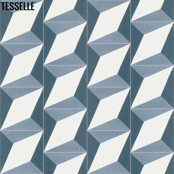 Venita Adalee 8" Square Cement Tile 3