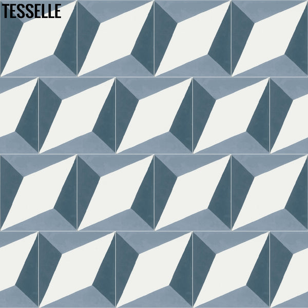 Venita Adalee 8" Square Cement Tile 4