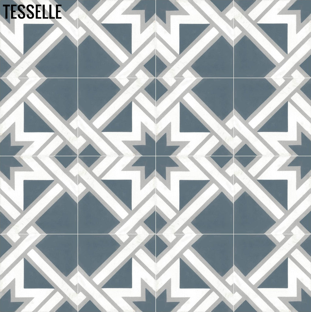 Villada Toluca 8" Square Cement Tile 1
